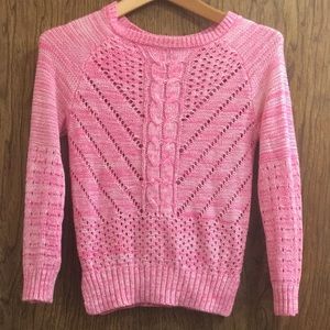 Children’s Place 7 / 8 pink used sweater